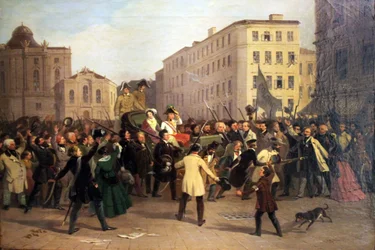 El paseo del emperador Fernando, 15 de marzo de 1848